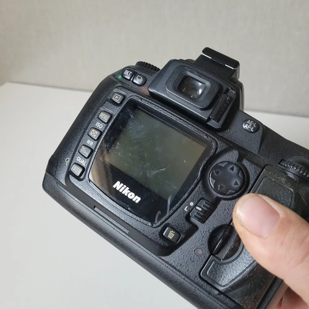 Nikon D70s Digital SLR Camera Body Unisex Black Retro Y2K Photography UNTESTED